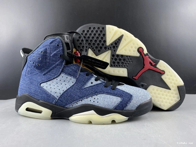 Denim Jordan CT5350-401 Air 6 Washed 0823
